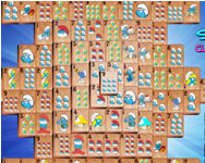 Smurfs classic mahjong jtkok ingyen