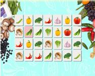 Vegetables mahjong connection